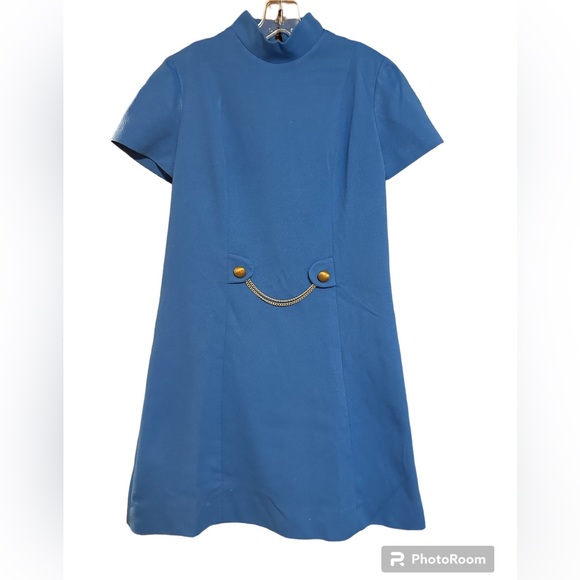 Vintage Dresses & Skirts - Vintage Blue Dress